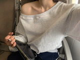 [MADE] スターンヒップトゥウェイオフショルダースウェットシャツ