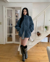 Bund Washed Field Long Field Jacket