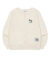 RUENO R-NECK BUTTON CARDIGAN (3COLOR)