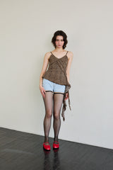 PEPPY MICRO DENIM SHORTS / SKY BLUE