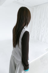 one shoulder sleeveless top(4colors)