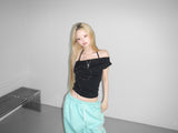 hazel knit crop  bratop(3 color) 