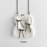 [MADE] Étang リボンフラフィーバッグ | ホワイト