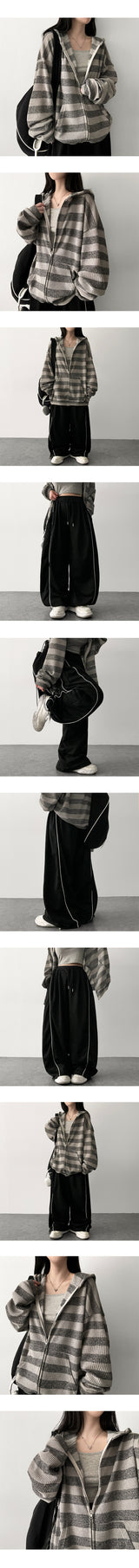 Foret Fresh Overfit Unitara Hooded Zip-Up