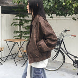 [2 size] ティンバービンテージウォッシュドレザージャケット