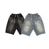 Grain-Damaged Bermuda Shorts (2 Colors)