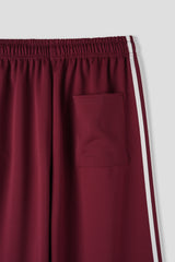 pintuck wide track pants 