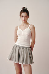 Lace Cap Sleeveless (Cream)