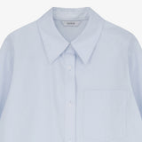 Basic Cotton Shirt Blue