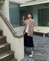 No.0830 B シンチェックシャツ (3color)