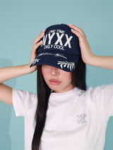 NYX スローガンボールキャップ (NAVY)