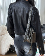 [F/W] Crop suede zipper jacket(2color)