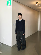 コアニカーブドスナップデニムパンツ 2C