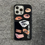 パーティクルズオブメモリーフォンケース (Glass_BK)