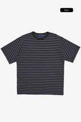 ベリンピグメントストライプTシャツ