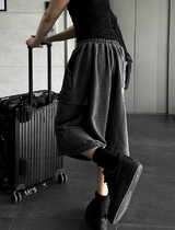 Pigment Silver Charcoal Bermuda Training Pants - Cargo Style
