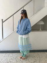 frill oganza skirt