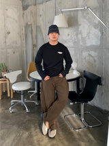 サイドリングワイドパンツ