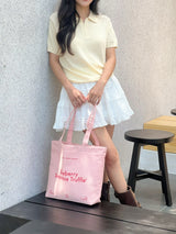 Butter Club ブルーベリー キャンバス トートバッグ ドローストリング 16インチ ラップトップマルチカラー