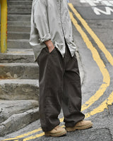 MP WASHED CURVED PANTS BR
