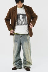 Beam Track Wide Denim (2color)