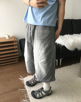 ローイングバミューダデニムパンツ