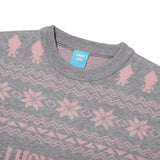 TROLLS JACQUARD ニット - MELANGE GRAY