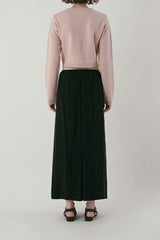 Basic round cardigan_pink