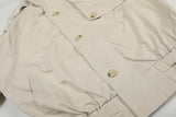 Twin Strap High-Neck Cropped Jacket