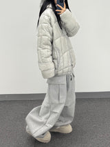 fluff cargo sweat pants