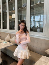 [Made] Larabelle long sleeve / Baby pink