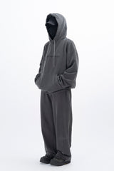 Argen Shine Embroidered ピグメントフーディー