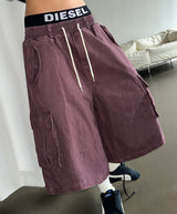 Reels Back Curve Pigment Balloon Bermuda Shorts 3color