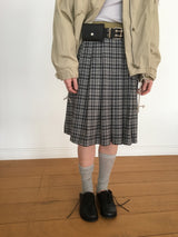 YWD STUDDED WALLET BELT (1color)