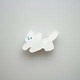 Magnet moonggae white dog