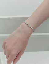 26SS★ [Premium Plating] Essence AB(W) Love Point Tennis Bracelet
