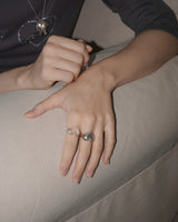 [925SILVER] ICING COOKIE HEART STUD RING