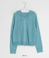 Rimoha Summer Hood Knit Zip-Up