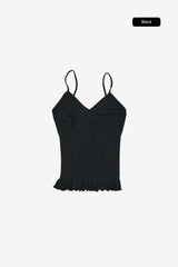 Sand punching frill sleeveless