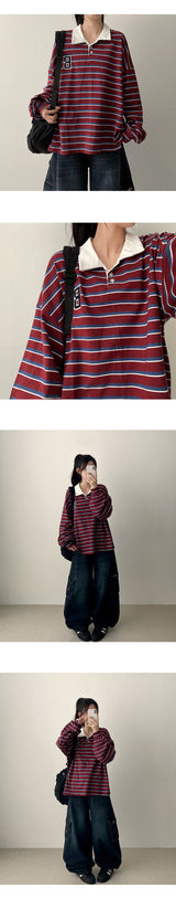Right street pocket embroidery wide denim pants
