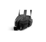 HALF MOON SHOULDER HAND BAG_SMALL-Hybrid leather Orangeblack