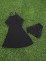 back slit monokini