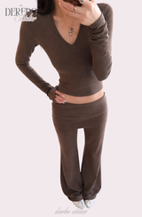 Mully Pink V-Neck Training Set-up (pants)