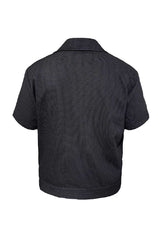 Jacquard Plaid Short Sleeve Shirt