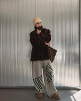 Journey Lettering Brushed Balloon Sweatpants