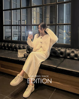 【MADE】ウールニットロングスカート