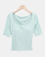 ドキュビルトインキャップ7スリーブTシャツ