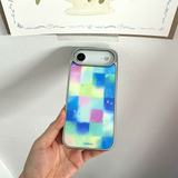 [MADE][Glossy Glass Silver Bumper Case]夏の夜 Summer Night Palette 