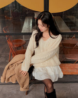 Naru Cable V-Knit