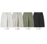 [Unisex] マルチカーゴバミューダパンツ(4color)